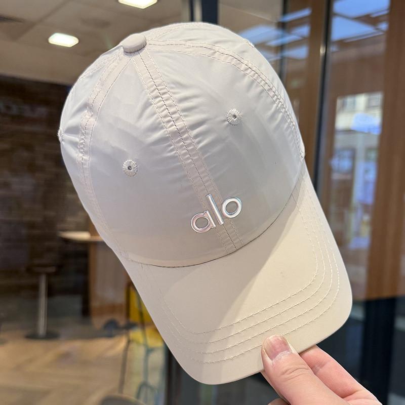 Solid Simple Color Letter Decor Neutral Quick Drying Breathable Baseball Cap