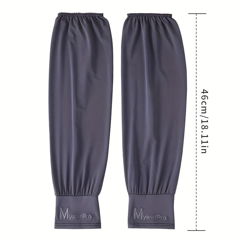 Cooling Arm Sleeves Breathable Sun Protection Ice Slik Sleeves Summer Outdoor Sports Driving Cycling Sleeves Men Loose Arm