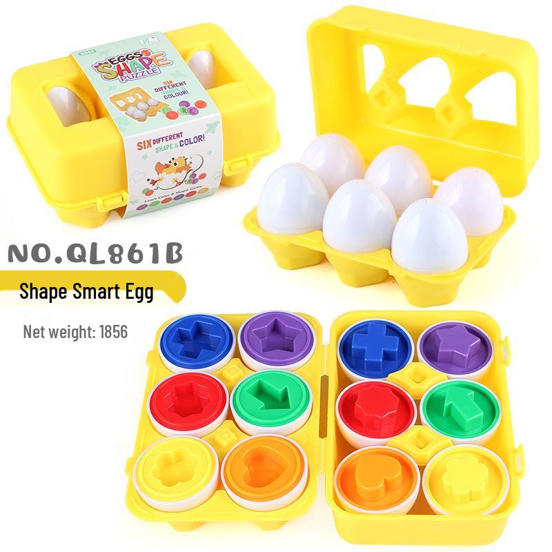 50 Style Matching Smart Eggs: Educational Toys for Early Childhood Cognitive Development