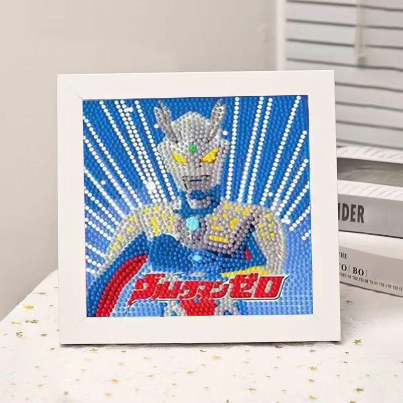 High-End Diamond Painting Diy Van Gogh Starry Sky Cat Creative Handmade Toy Table Decoration Diamond Painting With Frame