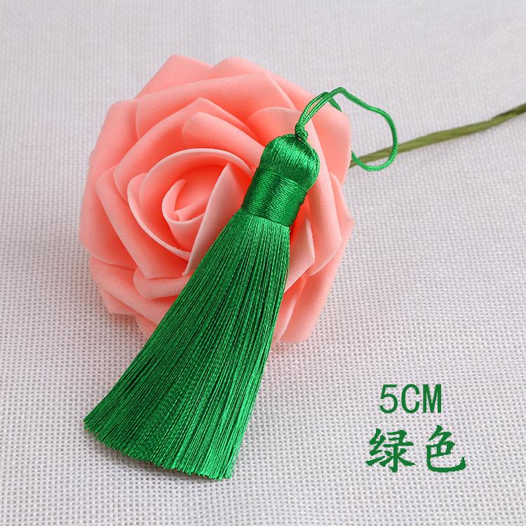 20pcs/pack 5cm Tassel for Diy Crafts Sewing Curtain Decor Bookmark Fan Hand Making Making Supplies Fringe Trim