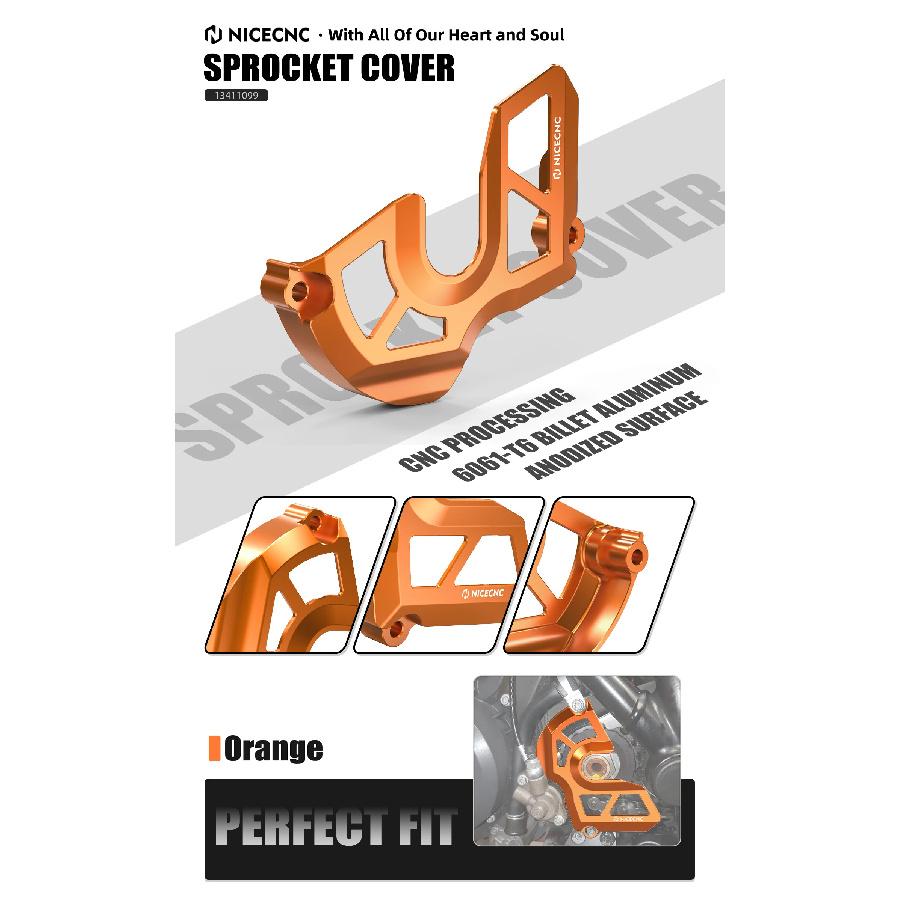 For 2016-2023 KTM 1290 Super Duke GT Sprocket Chain Guard Cover for KTM 1290 Super Adventure R S 17-20 1290 Super Duke R 14-19