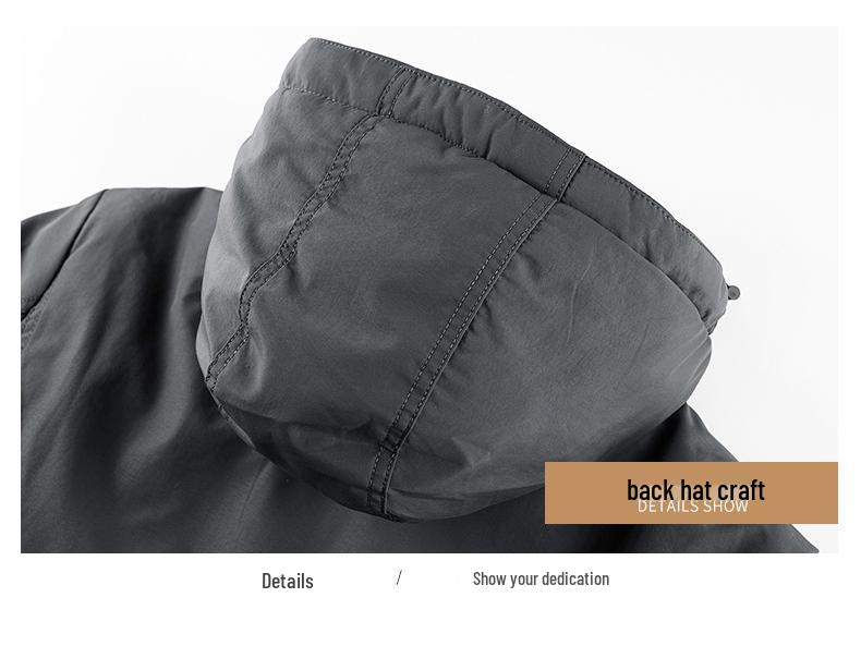 Men's Plus Size Winter Thick Velvet Cotton Jacket - Warm Anti-Cold Outerwear