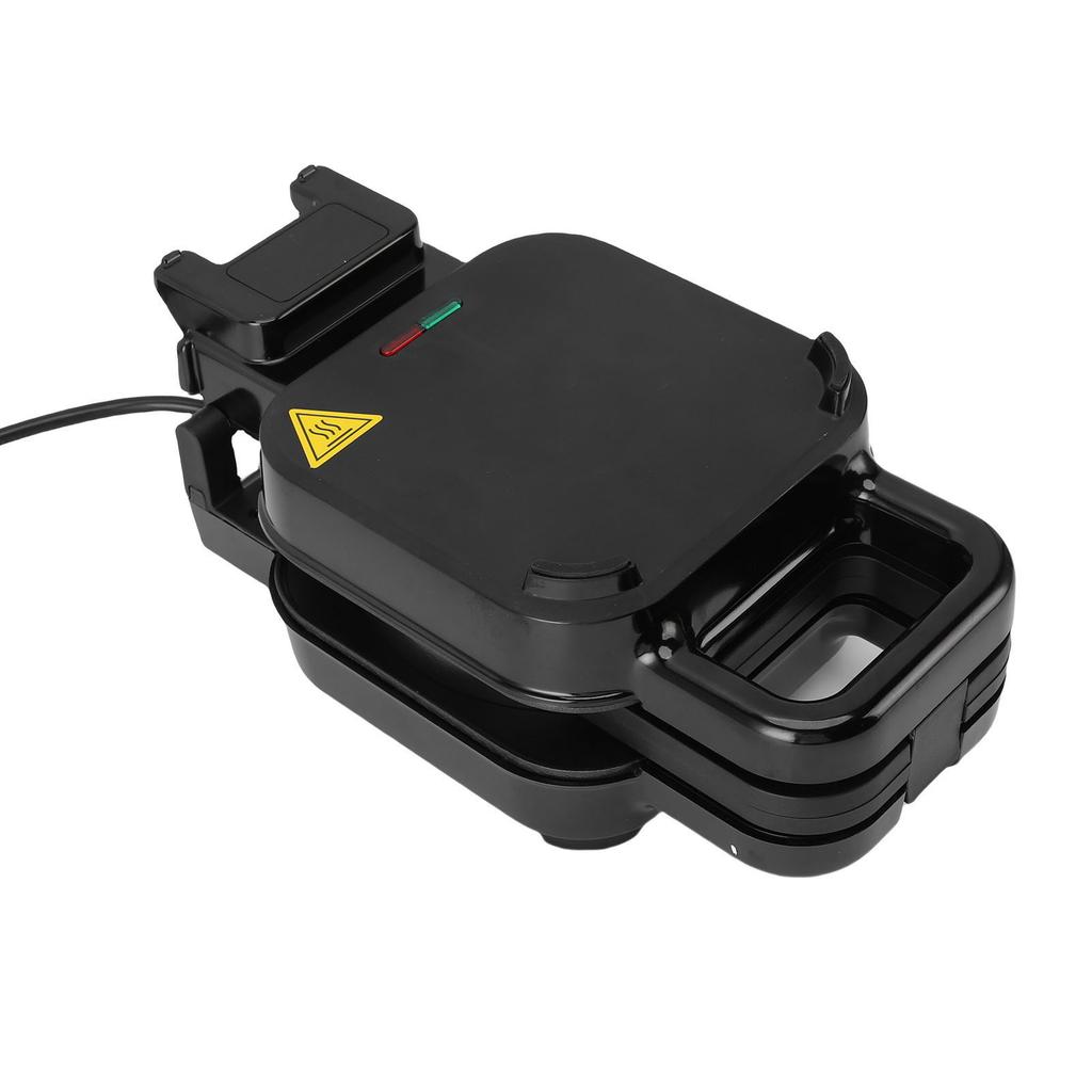 Stuffed Waffle Maker 800W Double Sided Heating SUS Non Stick Fluffy Waffle Iron for Home Use Easy