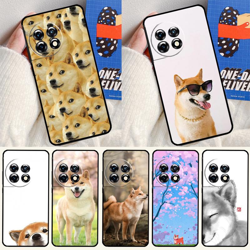 Tier Shiba Inu Hund Für OnePlus 13 13R 12 12R 11 9 10 Pro 8T 9RT 10T 10R Nord 4 CE 2 3 Lite N20 N30 Handyhülle