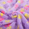 Multi-color Optional Warm Dogs Cats Paw Fleece Blanket Winter Quilt Pet Blanket Flannel Blanket