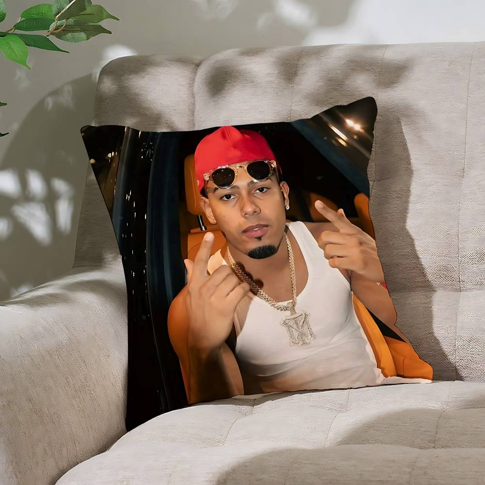 

Rapper H-Myke-Towers-S Pillow Case Cushion Cover Soft Cute Throw Pillow Case For Car Sofa Pillowcase Polyester With 16x16Inch
