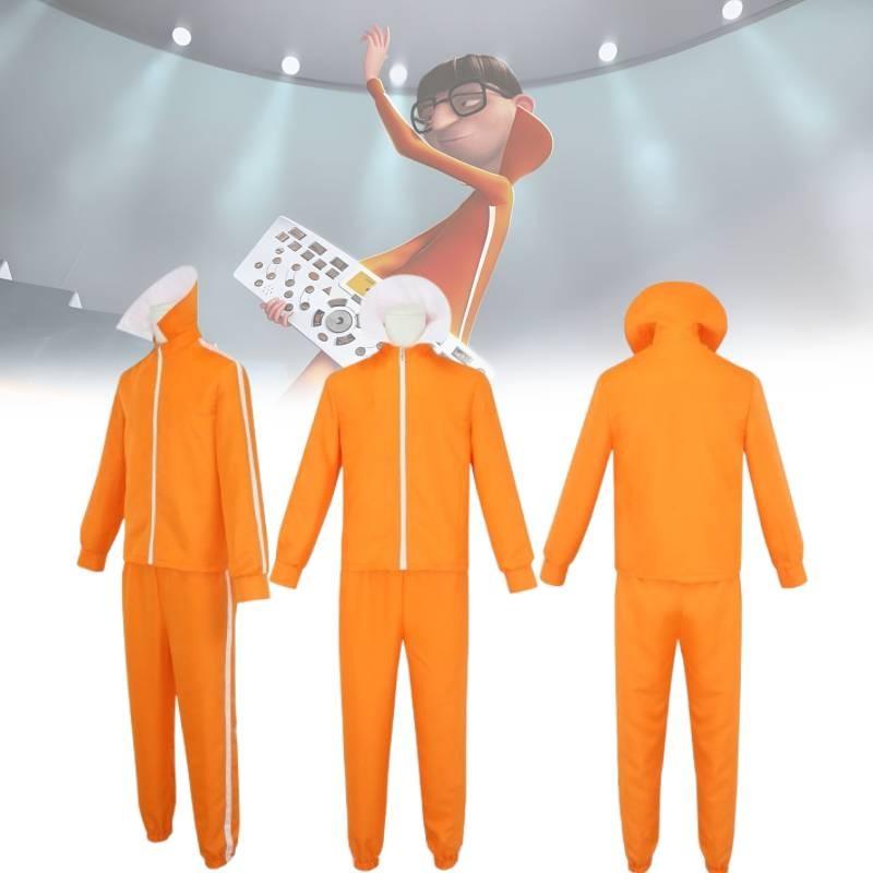 Despicable Me Minions Victor Gru Cosplay Costume For Halloween Party Fun