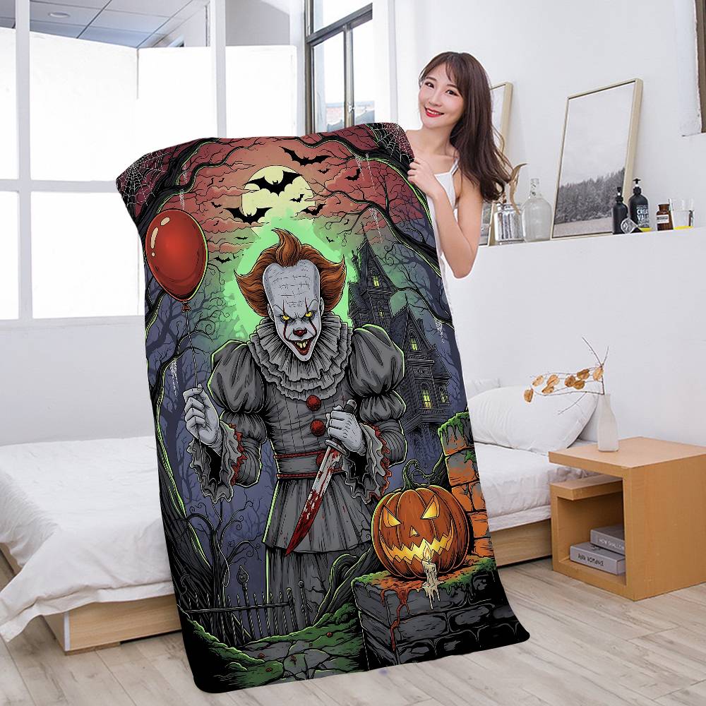 Movie I-It P-Pennywise Microfiber Beach Towel Absorbent Quick Dry Soft Yoga Swimming Resort Mountain Climbing Towel