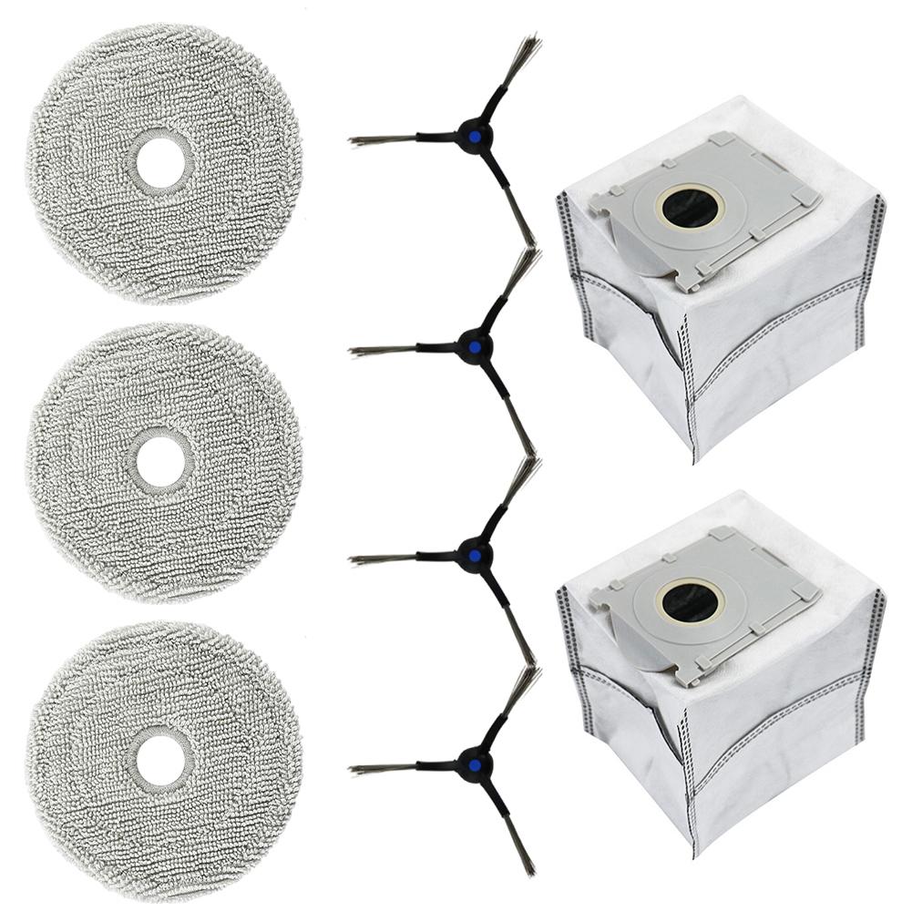 

1 Set Mop Cloth Bag Side Brush Kit For ECOVACS For DEEBOOT For MINI Accessories Home Cleaning Accessories