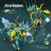 Steel Mecha Assembly Transformation DIY Model Building Blocks for Boys