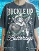 Buckle Up Buttercup Comfort Colors® Tshirt, Western Angel Tees, Retro Cowboy Cherub Sweater, Y2K Grunge Tanktop, Sassy Cowgirl Gift