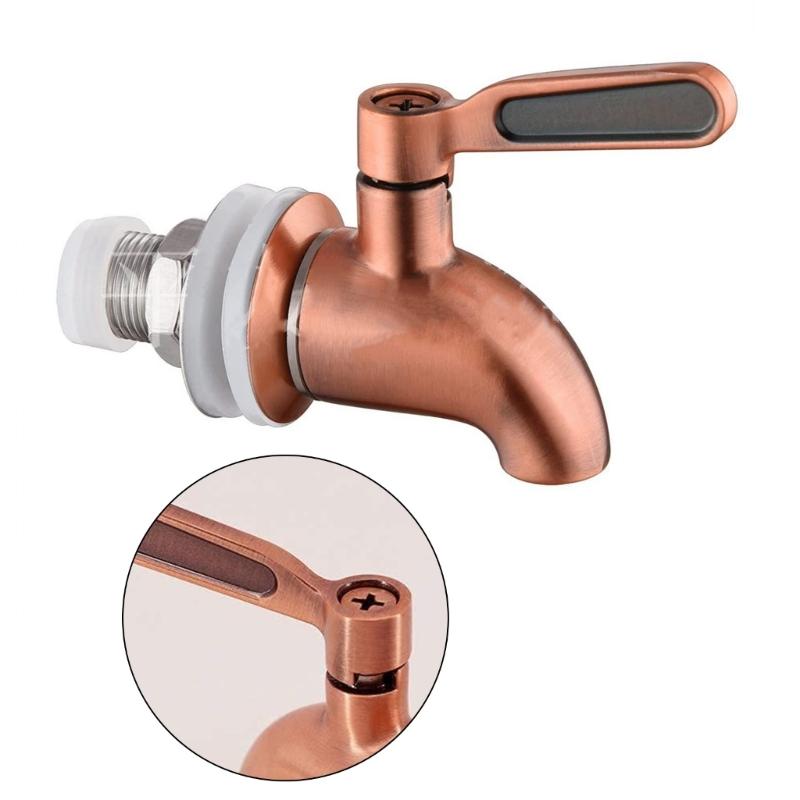Stainless Steel Wine Barrels Faucet Tap Leak Proof Easy Installs Beverage Flows Control Spigot For Brewing Container