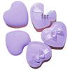 Heart-Shaped Cotton Candy Puff for Cushion Foundation - Dry & Wet Use Makeup Tool.