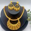 2026 Schmuckset für Damen Halskette Ohrringe Zweiteiliges Set Afrika Dubai Mode Schmuckset