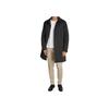 Calvin Klein Solid Color Lapel Warm Long Sleeve Zipper Mid-Length Coat Men Coats Black K10K113728-BEH