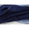 Damen Patchwork Strickbluse Fake Zweiteiler Langarm Top