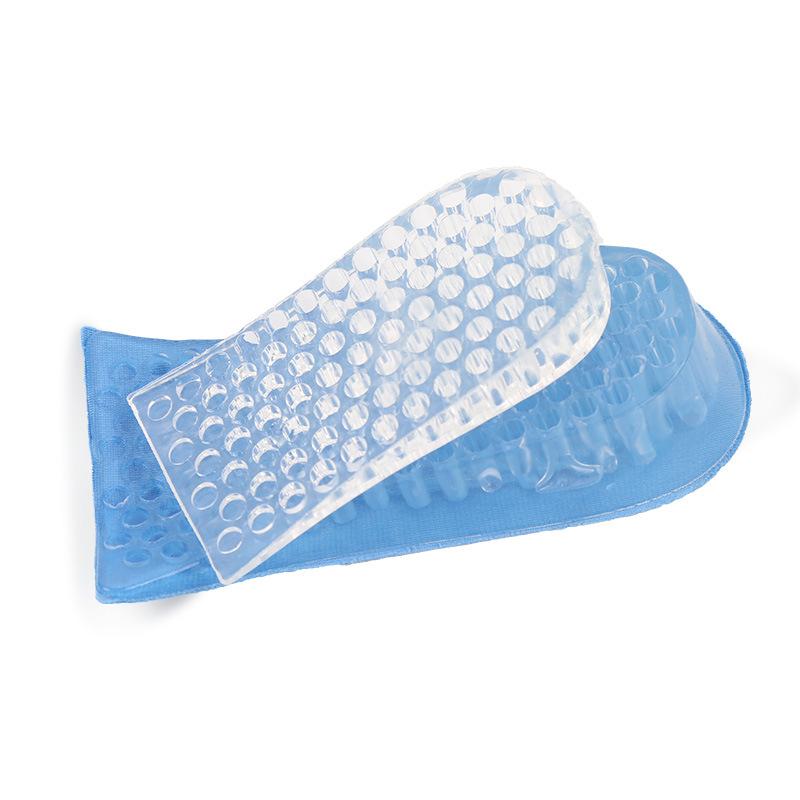 

Invisible Inner Insole Double-layer Honeycomb Adjustment Height Half-pad Two-layer Removable Heel Pad Durable Durable average size