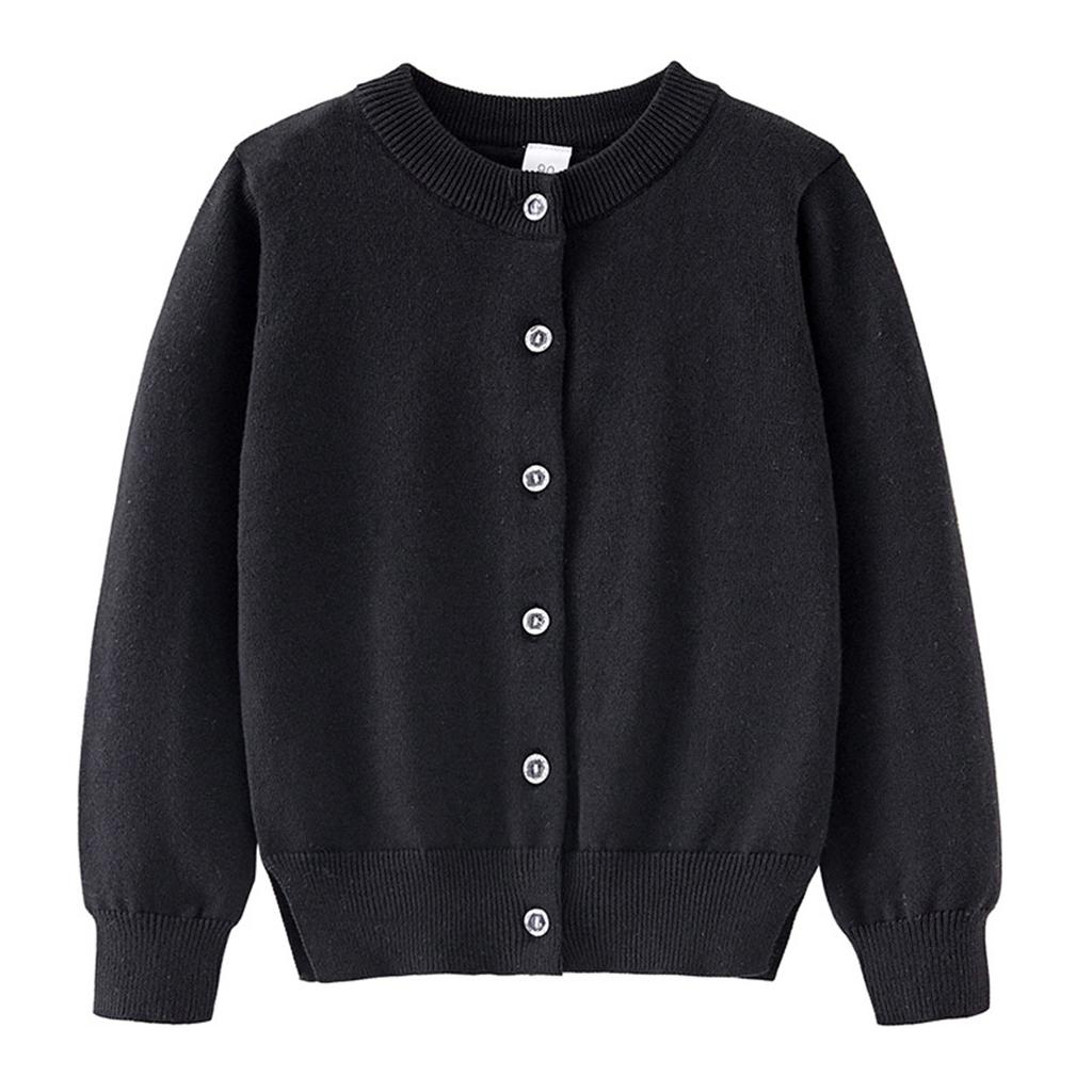 Children's Fashion Casual Cardigan Knitted Long Sleeve  Top