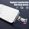 4-1PCS USB C To USB A Male To Female Phone Adapters 120W High-speed Data Transfer Converter for Samsung IPhone 16 15 IPad Tablet