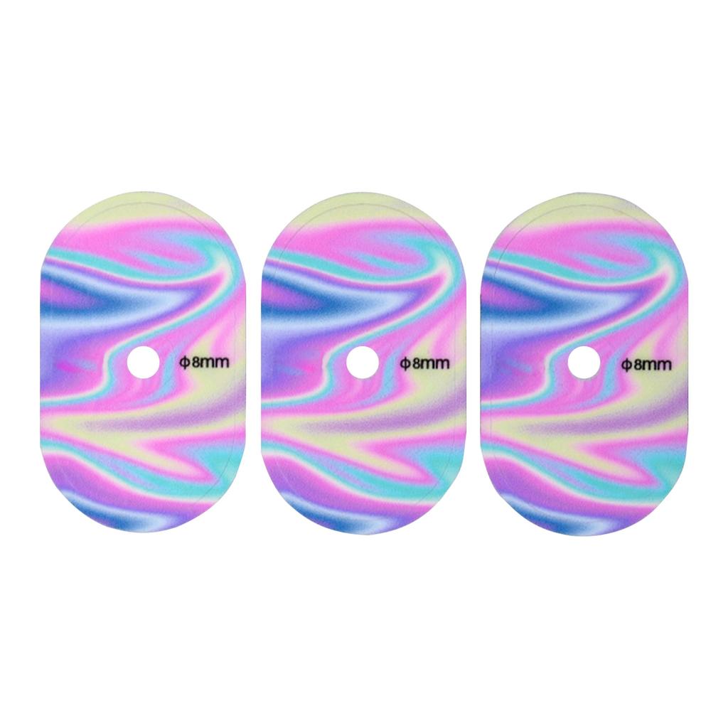 3Pcs Bicycle Tire Valve Sticker Universal Bike Valve Pad Sticker Tire Air Nozzle PVC Sticker Valve Decal Protector Cover