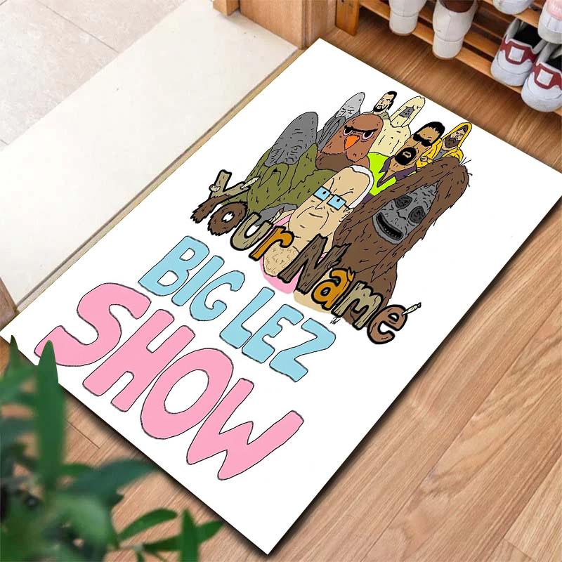 Big Lez Show Theme Custom Name Carpet Rug For Living Room Bedroom Home Sofa Decoration Kids Play Nonslip Floor Mat