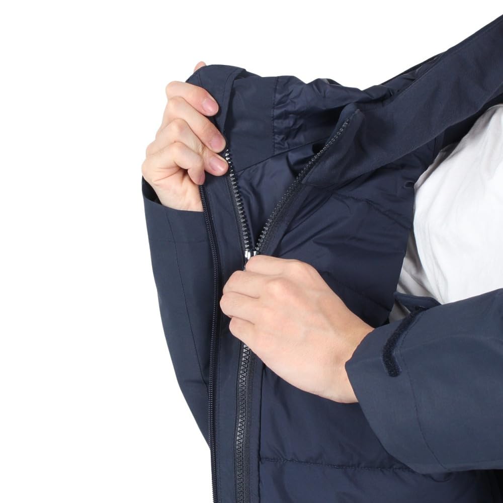 Waterproof and Breathable 3WAY Mountain Parka Water Repellent and ASIA GLAABACH 3IN1 JKT High Performance Night Blue [Jack Wolfskin] Men's (TEXASHIELD