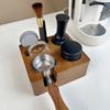Adjustable Coffee Tamper Station Multifunctional Coffee Portafilter Stand Base  Kitchen Counter