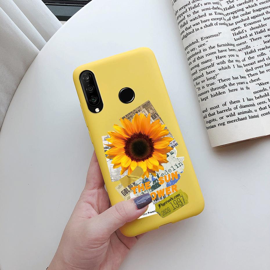 Cartoon Cute Case For Huawei P30 Lite Pro 2020 Cover Soft Silicone Protector Coque For Huawei P30lite MAR-LX1M P30Pro Phone Case