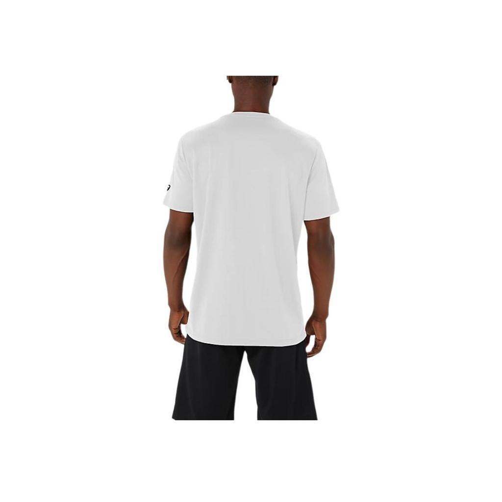 Asics Soft And Comfortable Casual Short Sleeve T-Shirt Men Tops White 2031E615-100