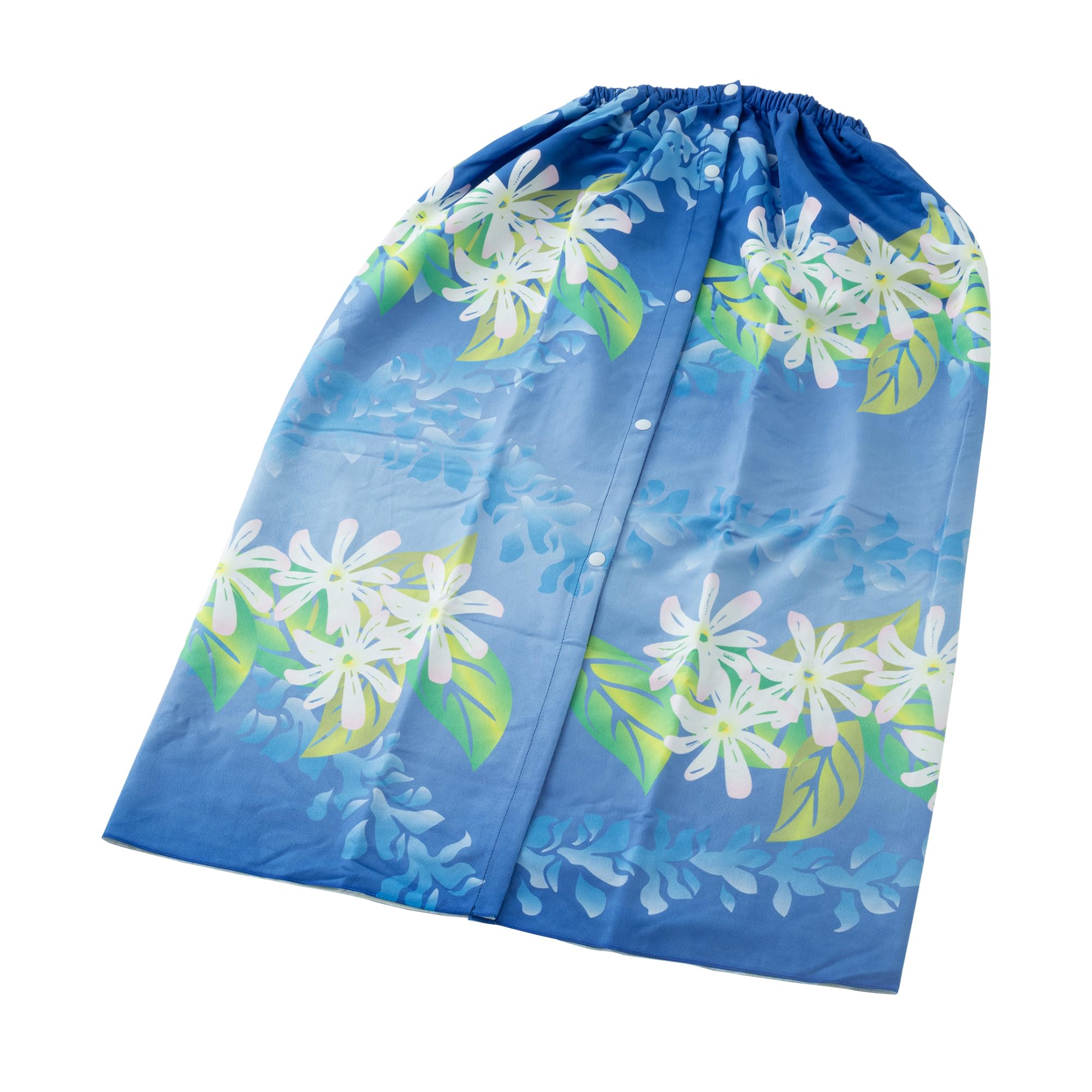 Aska Towel Photocatalytic Microfiber  Hawaiian Wrap-Around Towel Lei Uli  83cm x 125cm Antibacterial and Deodorizing Towel
