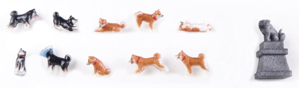 KATO 1150 Shiba Inu Diorama Supplies 24-711