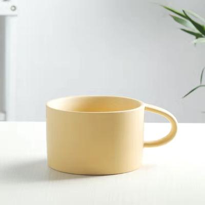 Simple Solid Color Coffee Cup Mug Ceramic Water Cup Milk Cup Afternoon Tea Juice Cup