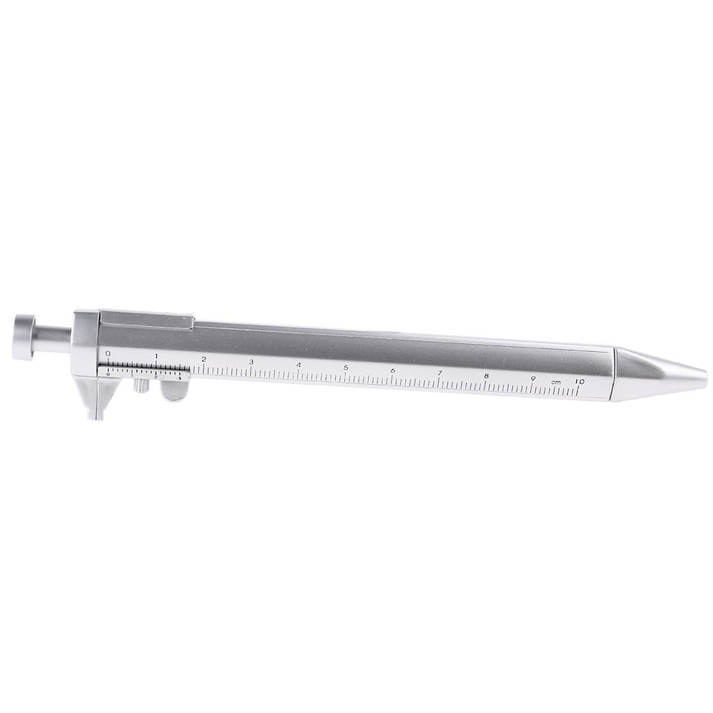Verniers Calipers with Inks Roller Ballpoint Shape Multifunction Writing & Measuring