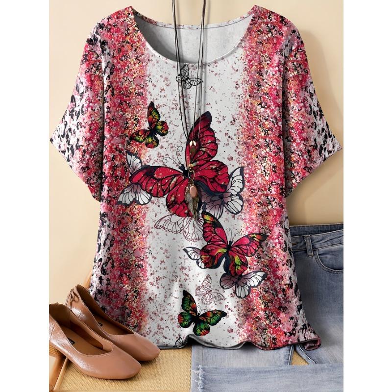 

New Women s Plus Size 3D Cute Cat 3d Print Tshirt Women Fashion Casual Crew Neck Short Sleeve T Shirt Female Tops Tees Cartoon S