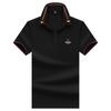 STORN Marque Design Qualité Homme POLO Col Revers Abeille Brodé Manches Courtes Nouveau T-shirt d'Été Affaires Classique Tendance Mode Vêtements pour Homme