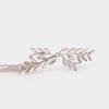 New Women's Leaf Gorgeous Versatile Spring Waist Chain Gold Silver Elastic Waist Chain