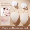 Make-up-Entferner Wassertropfen Walnusskerne Badeschwamm Schönheit Damen Gesicht Tiefenreinigungspads Wiederverwendbar Weicher Gesichtsreinigungspuff Kosmetik