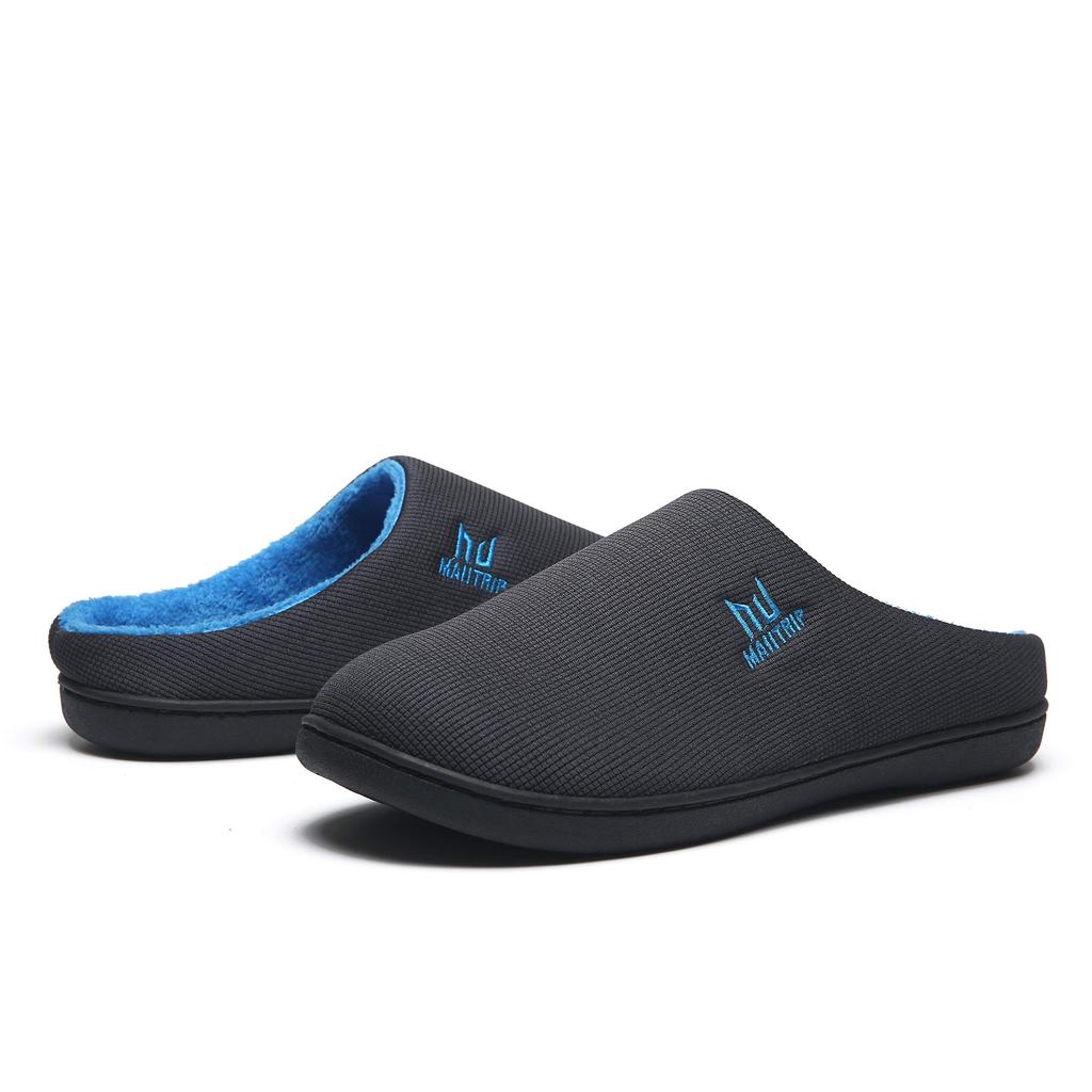 MAIITRIP Room Winter Slippers for Indoor Popular House Available in 6 Dark Size S Men's Slippers, Lightweight, Washable, Use, Warm, Non-Slip,