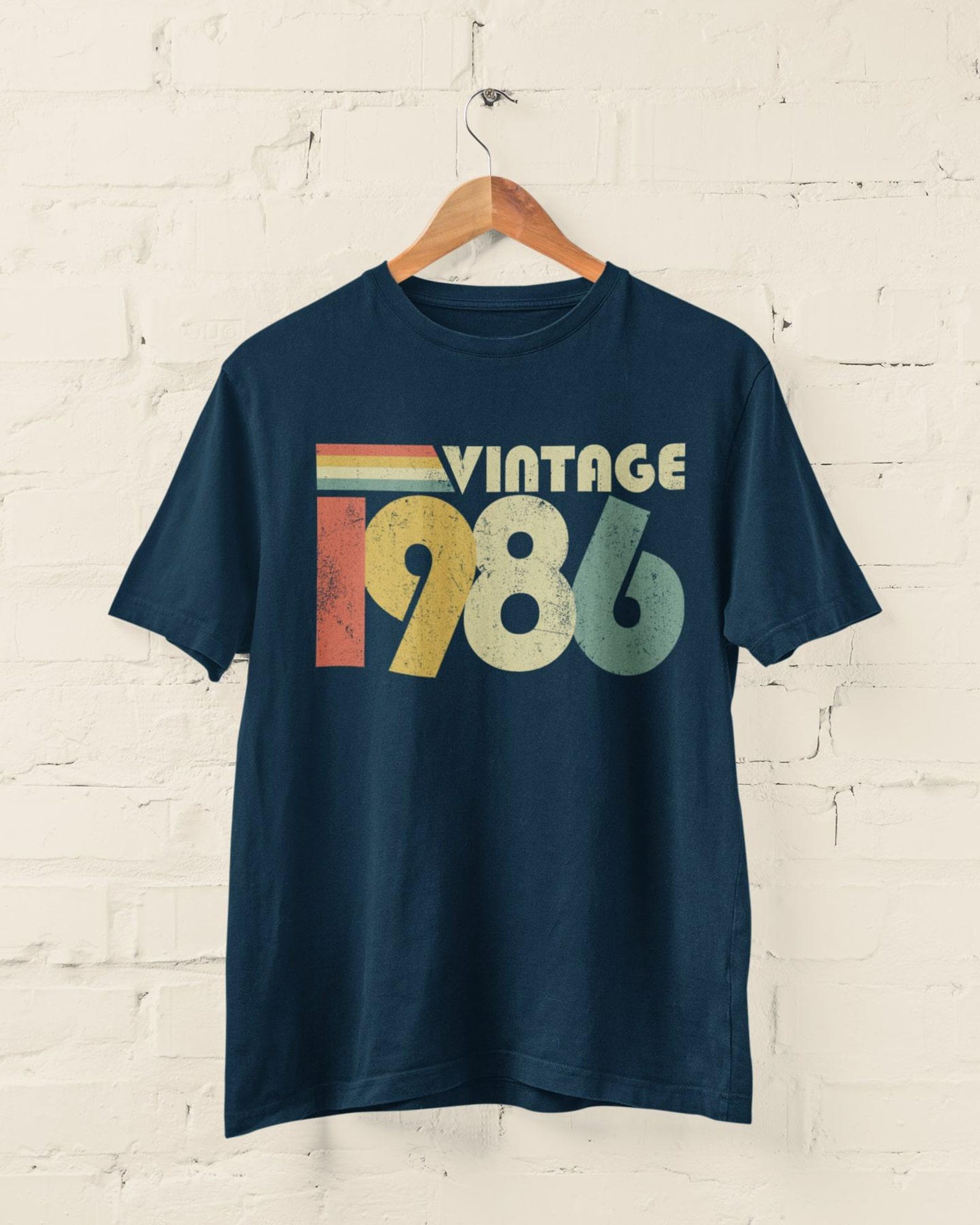 Vintage 1986 T-Shirt: 40th Birthday Gift 2026 S