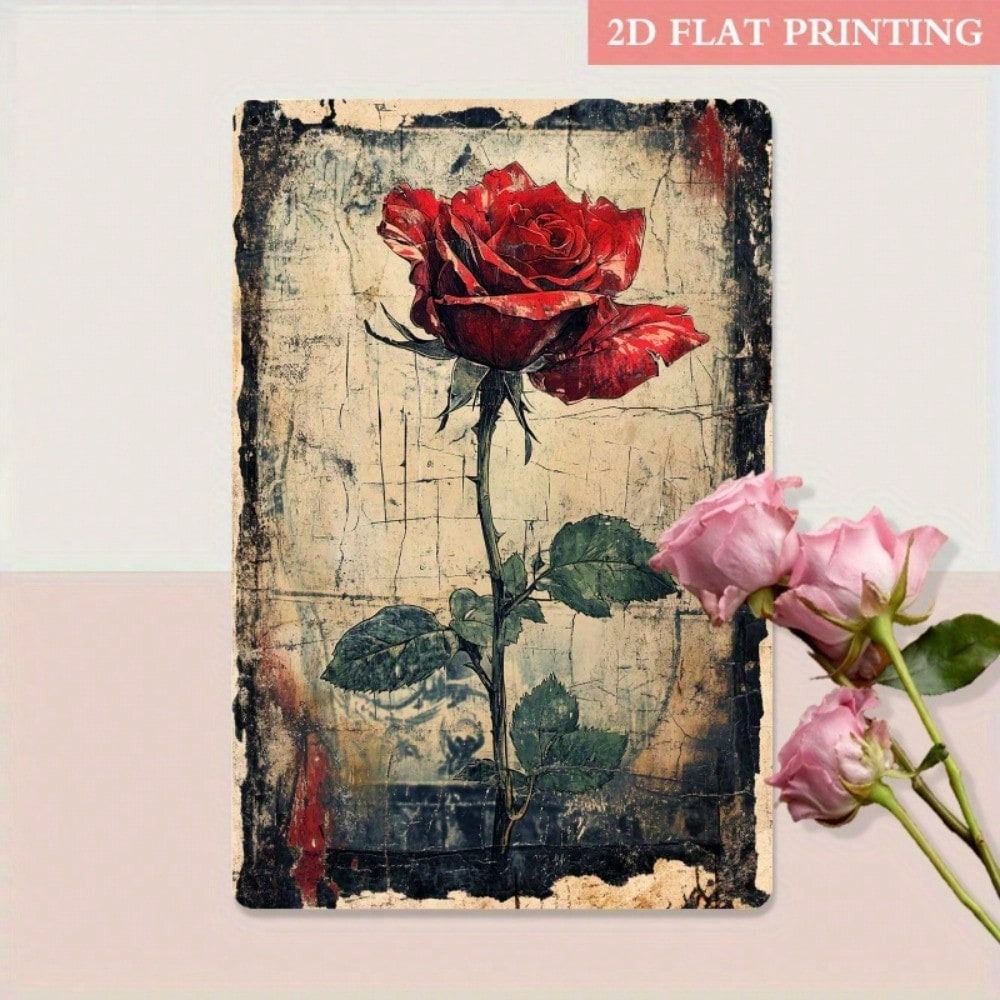 

Metal Wall Art Decorative Tin Painting 20x30cm