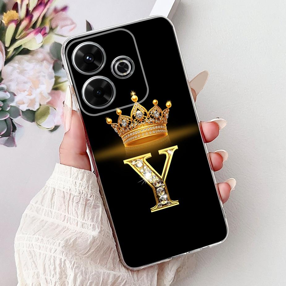 

Чехол для Xiaomi Redmi 13 Новый чехол с буквами 6.79 Прозрачный силиконовый Мягкий ТПУ Чехол для телефона Для Xiaomi Redmi 13 Redmi13 Задняя крышка Сумки Xiaomi Redmi 13