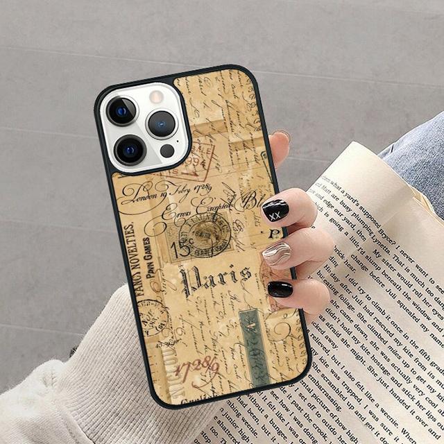Passport Travel Stamps Phone Case For iPhone 17 Air 16 Pro Max 15 14 Plus 12 13 Soft Bumper Shell Cover Coque