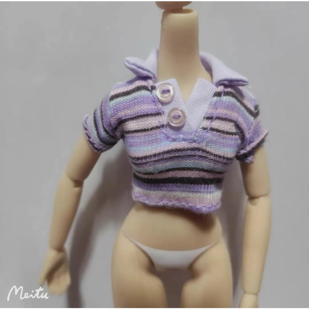 Der Pelzmantel Oberteil Kleid Hose für 30cm Foll Licca Puppe Highschool Puppe Neu eingetroffen Geschenk für Mädchen