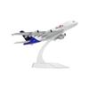1/400 Scale 16cm Miniature Plane Fedex A380 Diecast Metal Airplane Model Toy Kit with Stand for Collection Display or Adult Gift