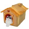 Four Seasons Warm Pet House: Removable & Washable Bed for Cats and Small Dogs