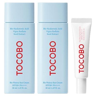 Bio Watery Sun Cream SPF50+ PA++++ 50ml X2 + Vita Tone-Up Sunscreen 10ml Set