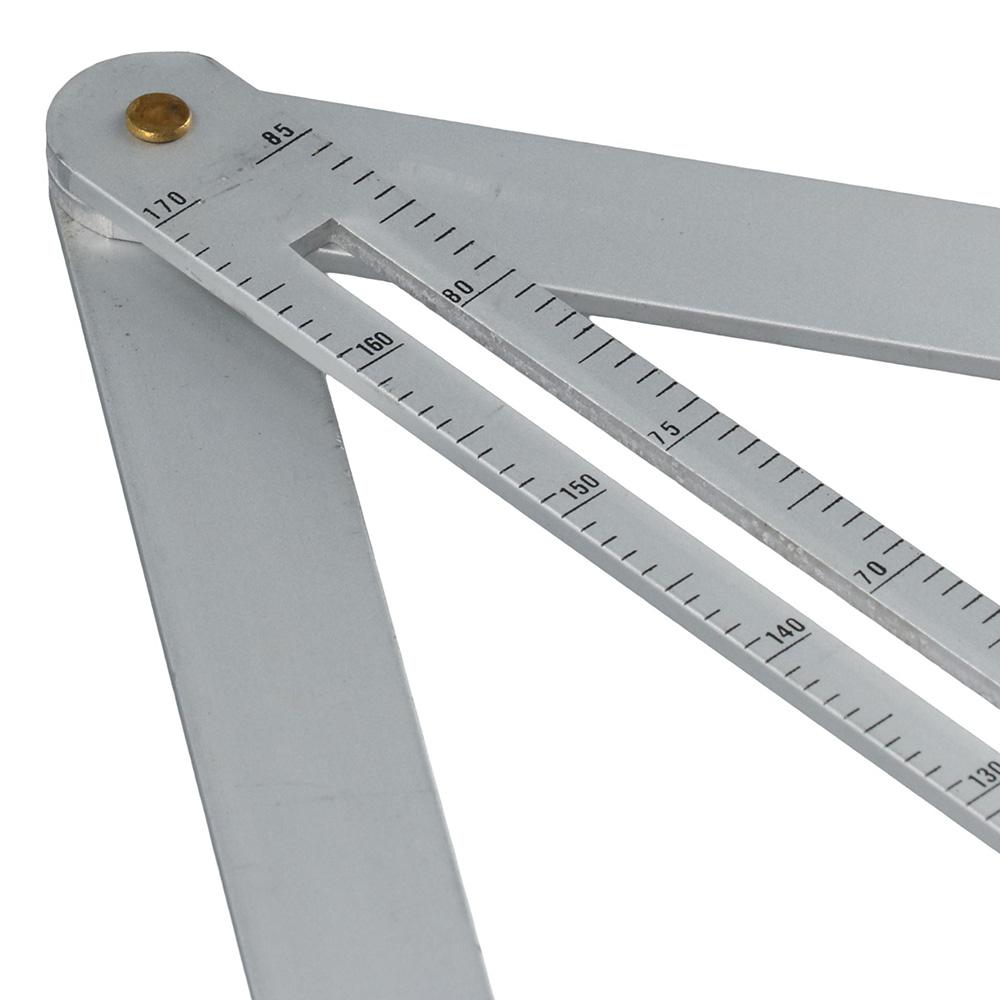 Stainless Steel Angle Measuring Ruler 4 Fold Construction Protractors  DIY Rule Tool
