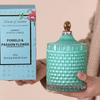 Diamond Glass Jar Aromatherapy Candle Jar with Lid Classic Home Decoration Romantic Wedding Decoration Glass Candle Jar Gift Box