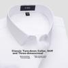FIRS [DP Wrinkle-Free] 80s Pure Cotton Long-Sleeve Shirt, Men's Business Casual Striped Skin-Friendly Wrinkle-Resistant Men's Dress Shirt